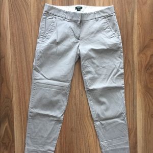 Gray Crop Pants